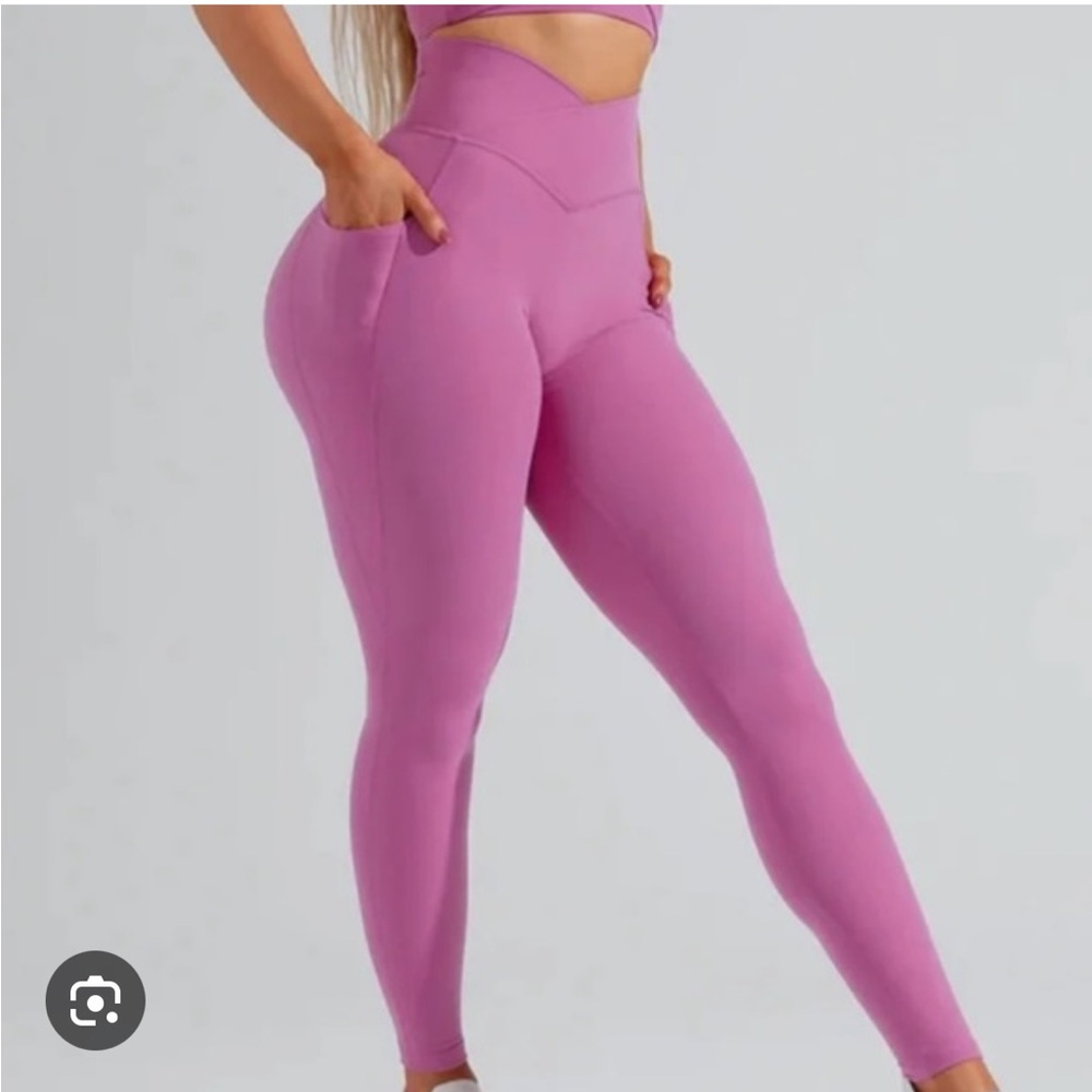 Buffbunny Collection Monarch Leggings Cake Pop Pink Size S